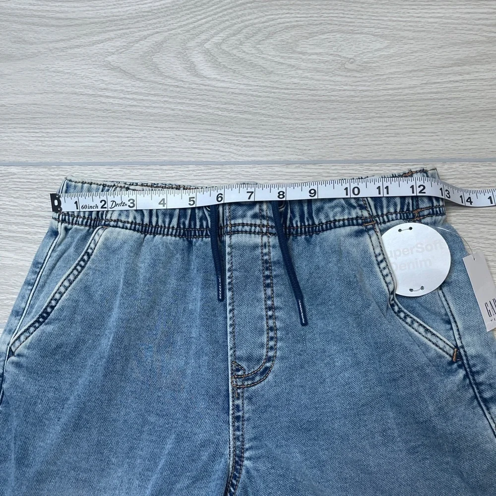 GAP Kids Blue Soft Denim Relaxes Easy Jean Joggers Boy’s Size XL New